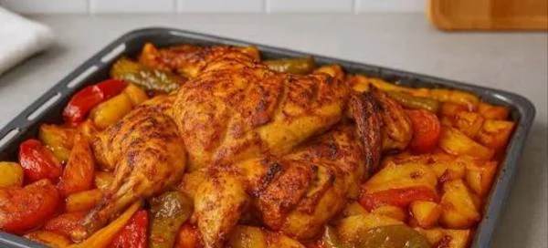 صينيه فروج وبطاطا