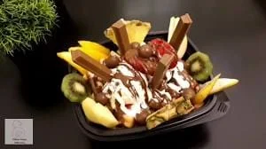 سلطة فواكه قشطه نوتيلا (كبيرة)